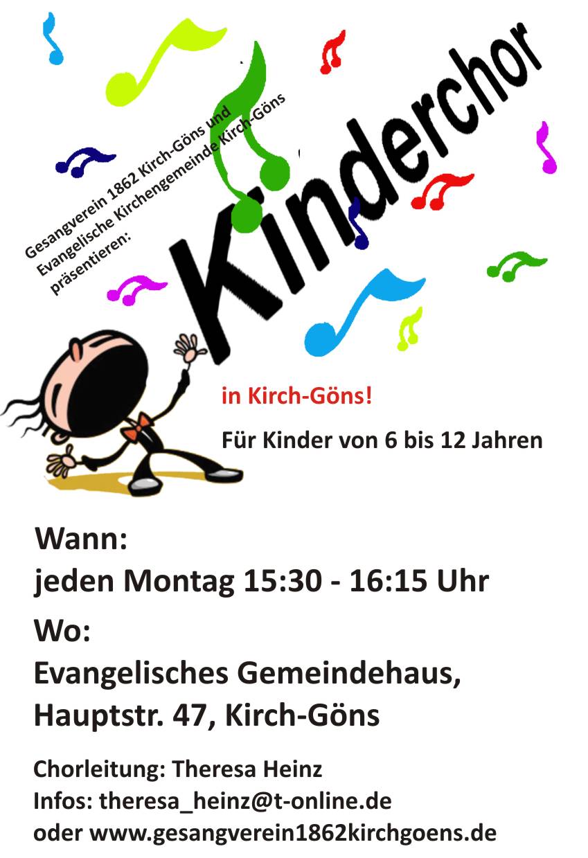Plakat Kinderchor